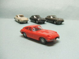 Wiking - JAGUAR TYPE E Rouge Voiture HO 1/87 - Road Vehicles