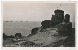 The Wesley Stone, Land's End, 1949 Postcard To Munro, Southend-on-Sea - Land's End