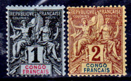 Congo-Francese-001- Emissione 1892 (++) MNH - Senza Difetti Occulti. - Neufs