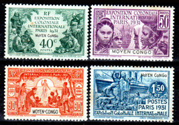 Congo-Francese-021- Emissione 1931 (+) Hinged - Senza Difetti Occulti. - Unused Stamps