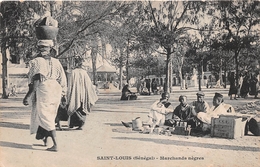 Delcampe - ¤¤  -  SENEGAL   -   SAINT-LOUIS   -  Marchands Nègres    -  ¤¤ - Senegal