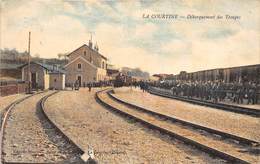 23-LA COURTINE- DEBARQUEMENT DES TROUPES - La Courtine