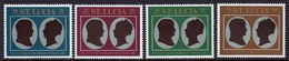 St Lucia Set Of Stamps To Celebrate The Birth Bicentenary Of Napoleon. - Ste Lucie (...-1978)