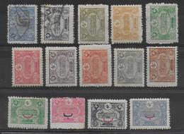 TURQUIE - 1913 - YT 160/173 * (164 ET 165 OBLITERES) - COTE = 170 EUR - Unused Stamps