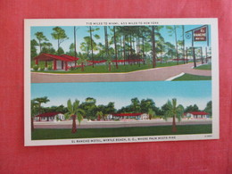 El Rancho Motel--  South Carolina > Myrtle Beach-- ----  --     Ref 3014 - Myrtle Beach