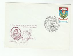 1978 DUMBRAVA POLAR Meteorology EXPEDITION  Anniv EVENT COVER  ROMANIA Stamps  Greenland Arctic Explorer - Polarforscher & Promis