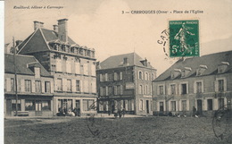 Delcampe - (CPA 61) CARROUGES  /  Place De L'Église - - Carrouges