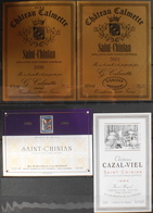 4 ETIQUETTES Différentes De VIN - De SAINT-CHINIAN - En Très Bon Etat - Collections, Lots & Séries