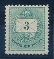 ** 1874 3kr 11 1/2 Fogazással, Luxus Darab (24.000) - Other & Unclassified