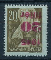 ** 1945 Kisegít? 20f/ 20f Fordított Felülnyomással (24.000) - Altri & Non Classificati