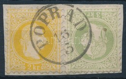 1867 2kr + 3kr 'POPRAD' - Other & Unclassified