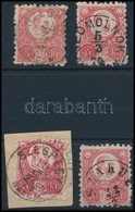 O 1871 4 Db Réznyomat 5kr 2 X 'SZEGHEGY', 'SZOMOLNOK (SZEPES M)', 'SZAKUL' (Gudlin 6.900 P) - Altri & Non Classificati