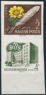 ** 1960 Bélyegbemutató ívszéli Vágott Szelvényes Bélyeg (4.000) - Other & Unclassified