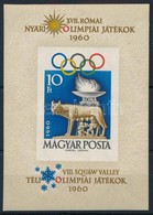 ** 1960 Olimpia (I.) - Róma Téli Olimpia Vágott Blokk (10.000) - Other & Unclassified