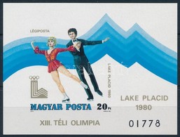 ** 1979 Téli Olimpia (VI.) - Lake Placid Vágott Blokk (5.000) - Otros & Sin Clasificación