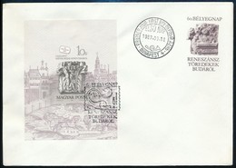 1987 Bélyegnap (60.) Vágott Block FDC (4.000) - Autres & Non Classés