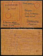 1917/1944 2 Db Rajzos Nyírfakéreg Tábori Posta Levelez?lap - Other & Unclassified