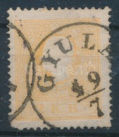 O 1858 2kr Narancs (rövid Sarokfog) 'GYULA' - Autres & Non Classés