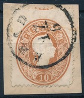 1861  Képbe Fogazott 10kr ,,ARAD' - Other & Unclassified