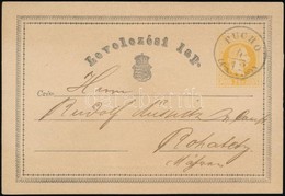 1870 Díjjegyes Levelez?lap / PS-card 'PUCHO' - Other & Unclassified