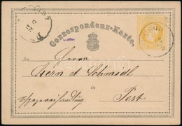 1871 Díjjegyes Levelez?lap / PS-card 'ÖCSÖD' - Pest - Otros & Sin Clasificación