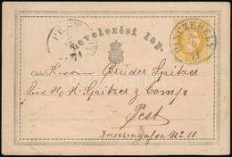 1871 Díjjegyes Levelez?lap  / PS-card 'PINCZEHELY' - Pest - Other & Unclassified