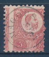 O 1871 Réznyomat 5kr Látványos Elfogazással / With Shifted Perforation 'MÁGOCS' - Autres & Non Classés