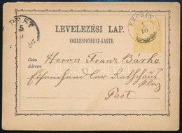 1871 2kr Díjjegyes Levelez?lap 'ERCSIN' - Altri & Non Classificati