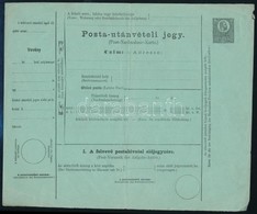 1871 Posta-utánvételi Jegy 10kr - Altri & Non Classificati