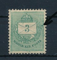 * 1881 3kr II. Típus Jobb Oldalon Vésésjavítás / With Retouche - Altri & Non Classificati