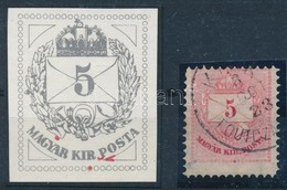 O 1881 5kr Vésetjavítással (ex Lovász) - Altri & Non Classificati