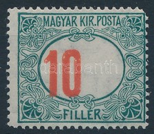 * 1915 Pirosszámú Zöldportó 10f Er?sen Eltolódott értékszám - Otros & Sin Clasificación