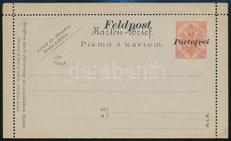 1914 10h Feldpost Levelez?lap Portofrei Felülnyomással - Otros & Sin Clasificación