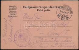 1916 Tábori Posta Levelez?lap 'Diwisionstrainkmdo Der 5. L.K.T.D.' + 'TP 42' - Altri & Non Classificati