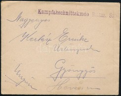 1918 Tábori Boríték Tartalommal ,,Kampfabschnittskmdo Rittm. Soré' - Autres & Non Classés