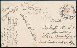 1915 Tábori Posta Képeslap 'K.u.K. KRIEGSMARINE / S.M.S. HABSBURG' - Other & Unclassified