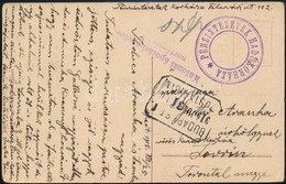 1915 Tábori Posta Képeslap / Field Postcard 'PÉNZINTÉZETEK HADIKÓRHÁZA' + 'BUDAPEST 1. POSTA ÜGYN' - Other & Unclassified