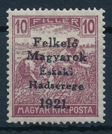 * Nyugat-Magyarország V. 1921 Arató 10f Garancia Nélkül (12.500) - Other & Unclassified
