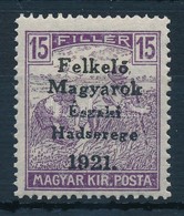 * Nyugat-Magyarország V. 1921 Arató 15f Garancia Nélkül (12.500) - Other & Unclassified