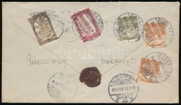 1921 Budapest Helyi Ajánlott Levél 3,5K Bérmentesítéssel / Registered Local Cover With 3,5K Franking - Other & Unclassified