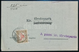 1924 Kézbesítési Bizonyítvány Hivatalos 100K Bérmentesítéssel - Other & Unclassified