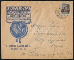 1945 (2. Díjszabás)Helyi Levél Kisegít? 2P/2P Bérmentesítéssel - Other & Unclassified