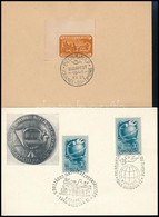 1947-1949 Bélyegnap 3 Els?napi Levelez?lapon (5.800) - Otros & Sin Clasificación