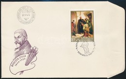 1967 Festmények (II.)  1,50Ft FDC-n, A Boríték Hátoldalán Benczúr Gyula Képének Gépszínátnyomatával - Otros & Sin Clasificación