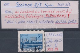 ** 1975 Szolnok 1989-es IIb Típus Elfogazva - Autres & Non Classés