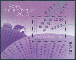 ** 2018 Az év Gyógynövénye A Levendula Blokk - Otros & Sin Clasificación