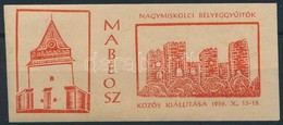 ** 1956 Nagymiskolci Bélyegkiállítás - Other & Unclassified