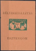 ** 1957/1b Esztergomi Bélyegnap Emlékív (3.500) - Other & Unclassified