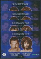 ** 2001  In Memoriam Freddie Mercury - Jim Morrison 4 Db Emlékív (8.000) - Otros & Sin Clasificación