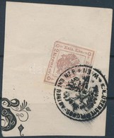 1858 2kr Hírlapilleték Bélyeg Kivágáson - Other & Unclassified